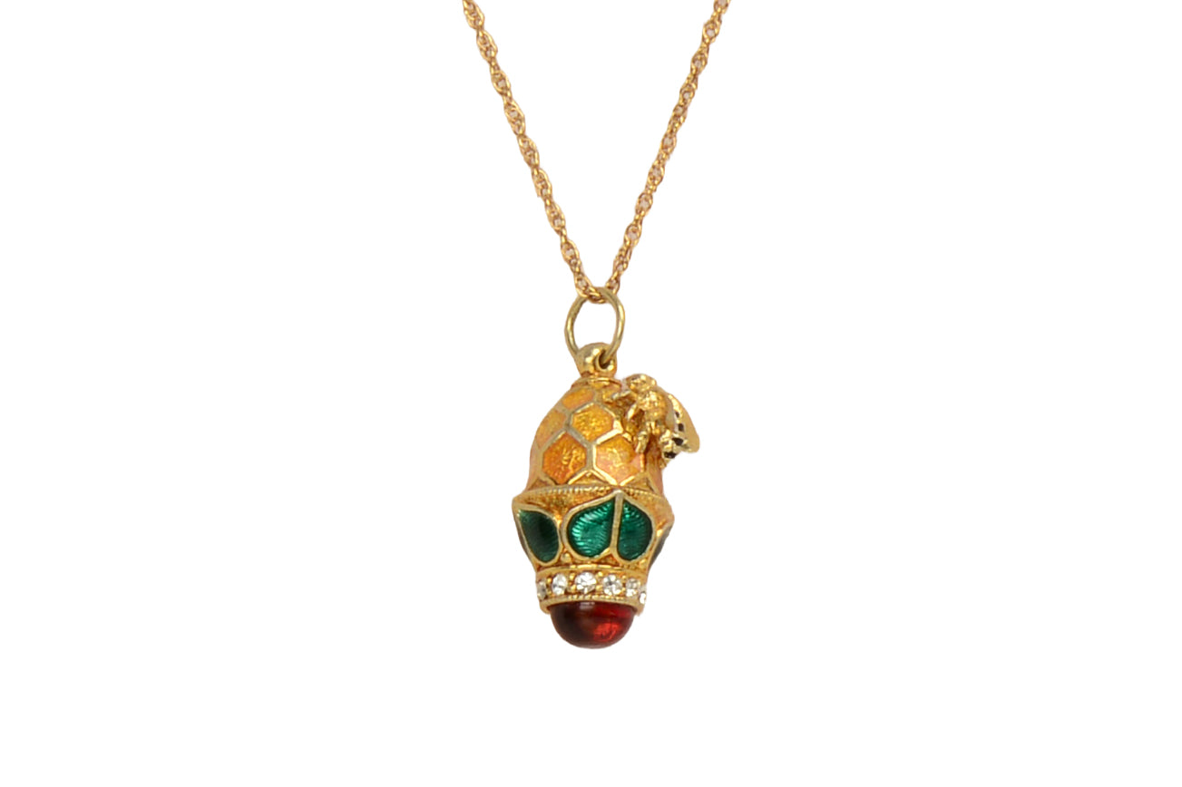 Honey Bee Vermeil Silver Charm Pendant