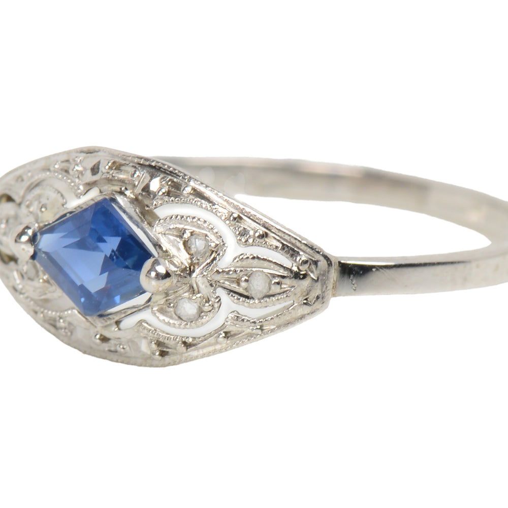 
                      
                        Ooh Lah Lah French Sapphire Engagement Ring
                      
                    