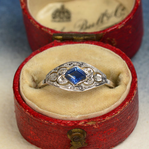 Ooh Lah Lah French Sapphire Engagement Ring