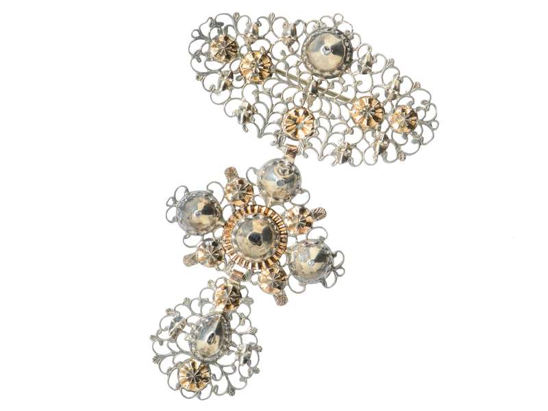 Georgian French Normandy Gold Diamond Pendant