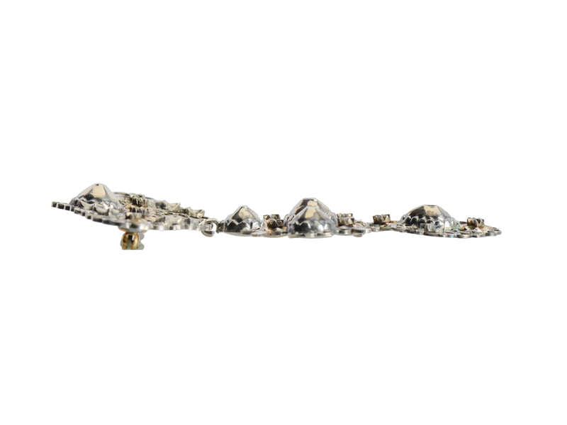 Georgian French Normandy Gold Diamond Pendant