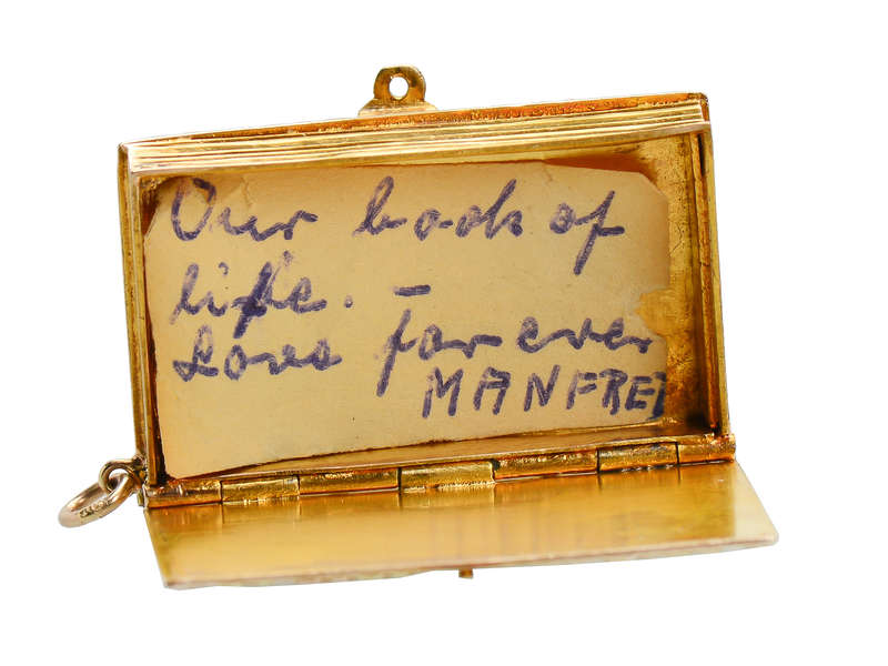 The Book of Life - Georgian Locket Pendant in Gold