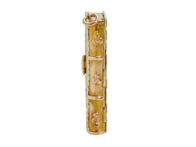 The Book of Life - Georgian Locket Pendant in Gold