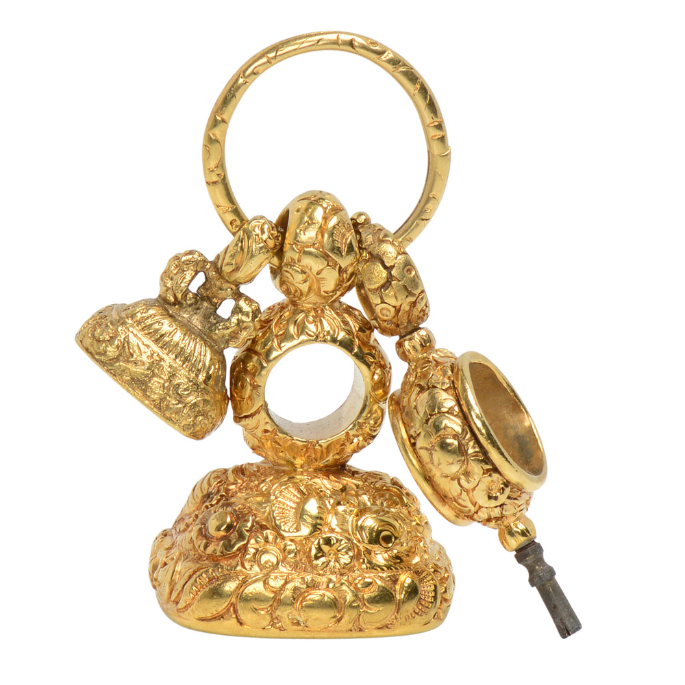 Elephants All Around - Fantastic Set of Fob Seals & Watch Key