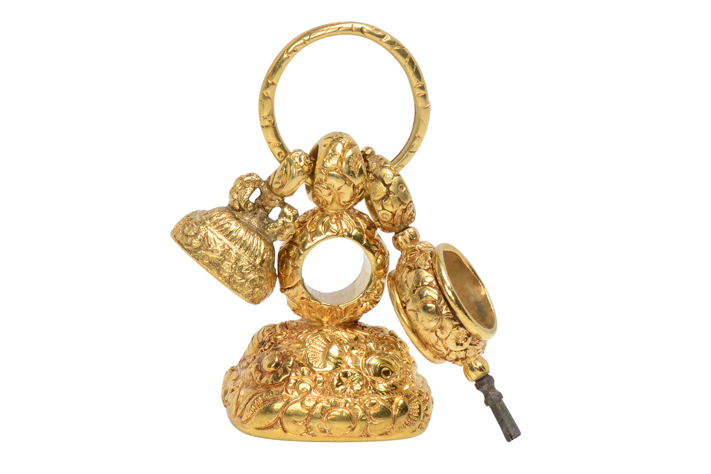 Elephants All Around - Fantastic Set of Fob Seals & Watch Key