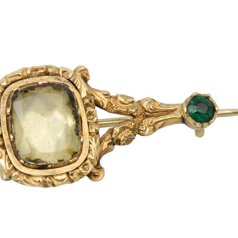 Georgian Halley's Comet Brooch