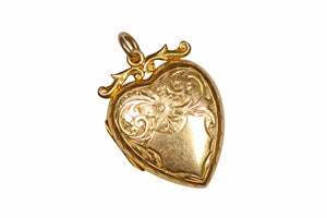 Heartbeat - Antique Gold Antique Locket