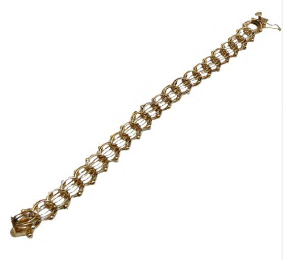 
                      
                        Vintage Gold Charm Bracelet in 14k
                      
                    