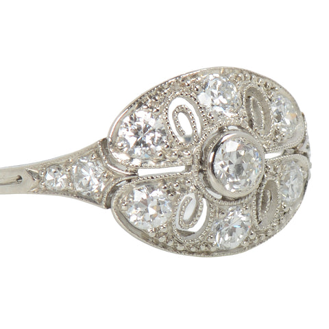 JE Caldwell Diamond Platinum Ring
