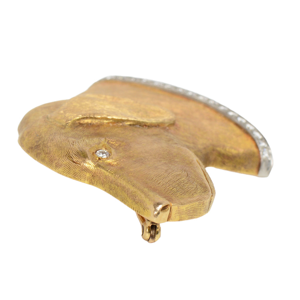 
                      
                        J.E. Caldwell Signed Diamond Dog Brooch
                      
                    