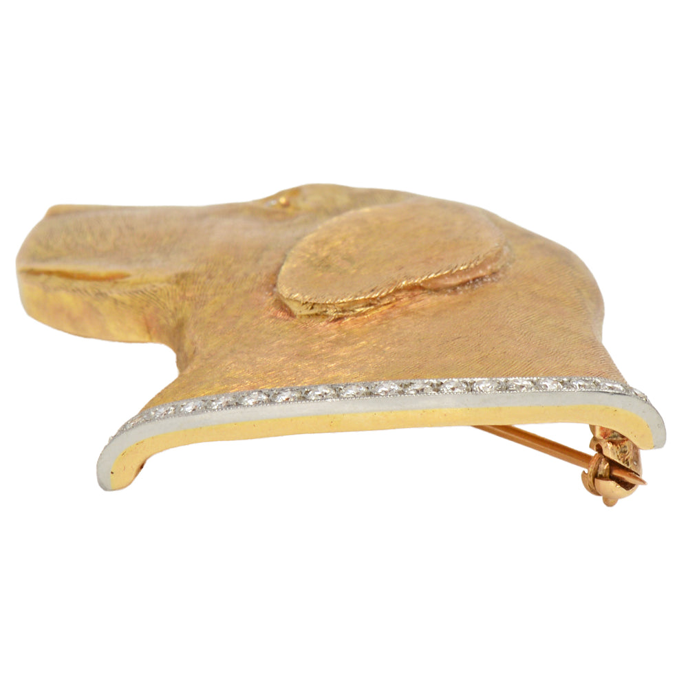 
                      
                        J.E. Caldwell Signed Diamond Dog Brooch
                      
                    