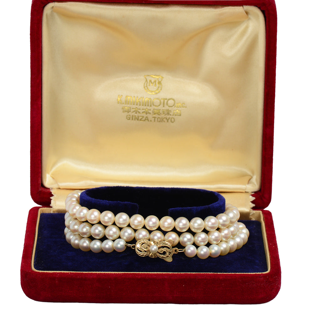 
                      
                        Mikimoto Strand of FIne Cultured Saltwater Pearls
                      
                    