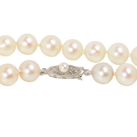 Mikimoto Pearl Choker 8 MM - Lane Crawford