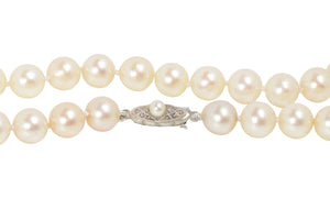 Mikimoto Pearl Choker 8 MM - Lane Crawford