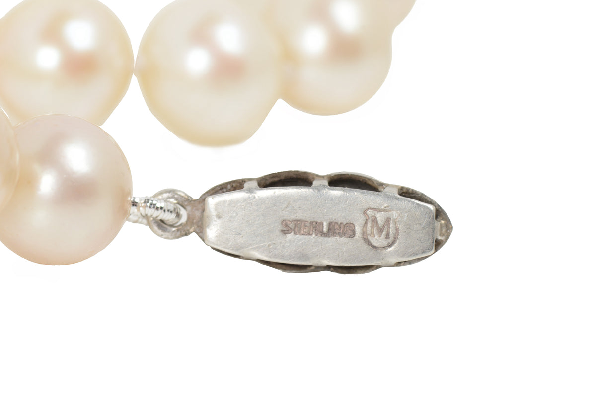 Mikimoto Pearl Choker 8 MM - Lane Crawford