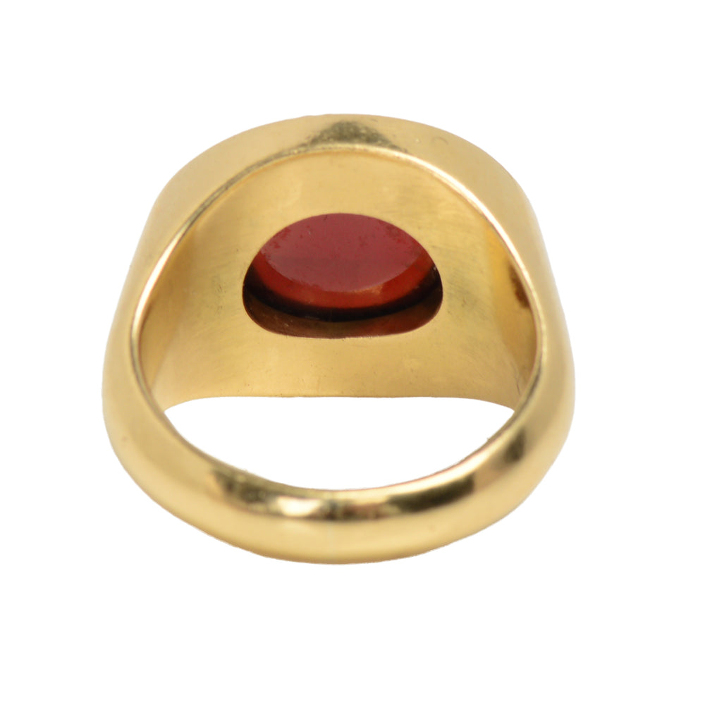 
                      
                        Vintage Cabochon Garnet 18k Gold RIng
                      
                    
