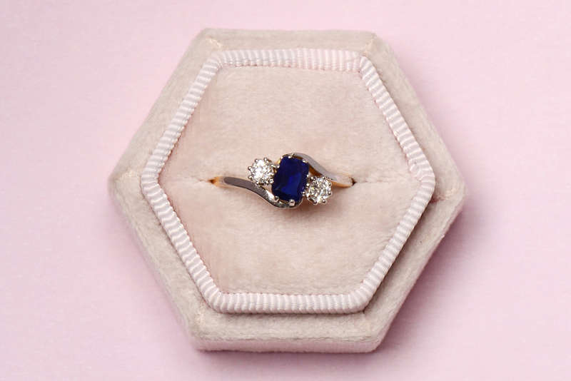 
                      
                        Angular Momentum - Sapphire Diamond Ring
                      
                    