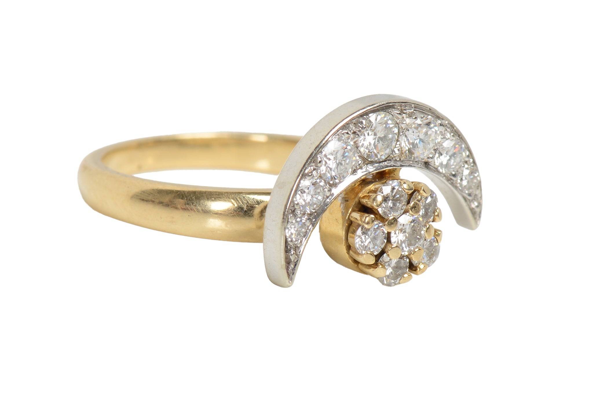 Vintage Teufel Motion Spinner Moon & Star Ring – The Three Graces
