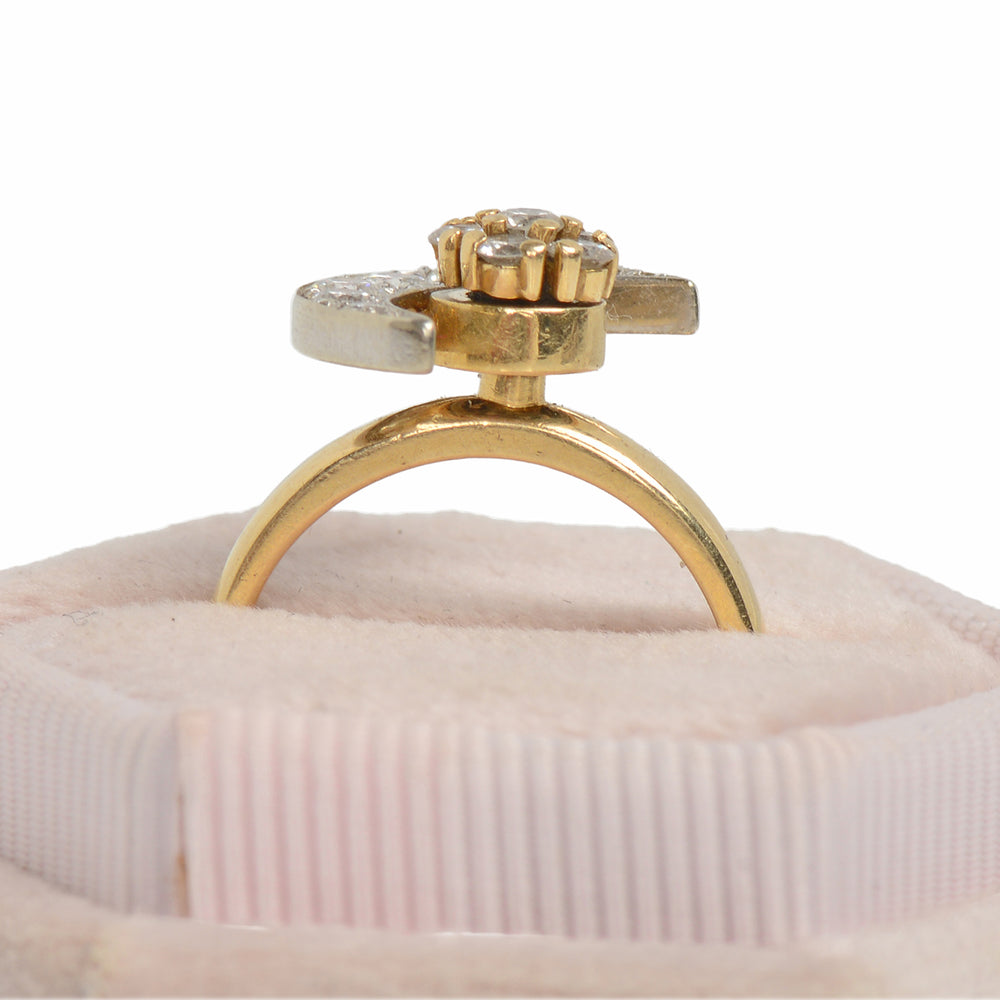 
                      
                        Vintage Teufel Motion Spinner Moon & Star Ring
                      
                    