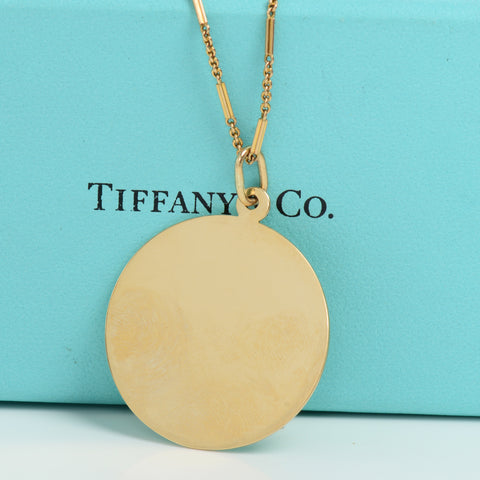 Christmas 1954 Vintage Tiffany & Co. 14k Gold Pendant