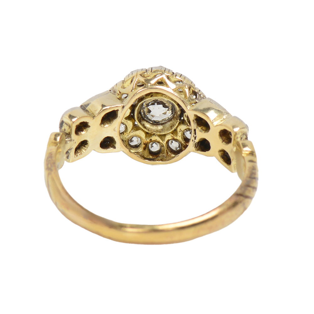 
                      
                        Victorian Diamond Cluster Engagement Wedding Ring
                      
                    