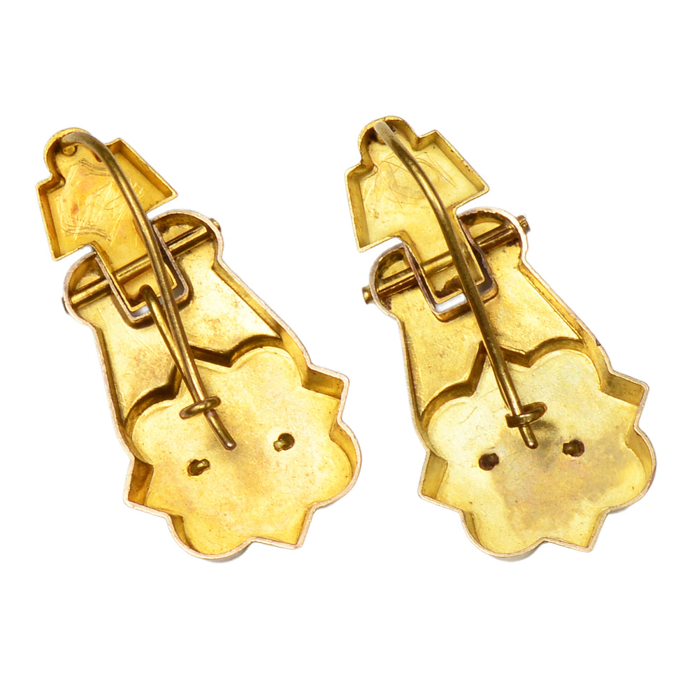 
                      
                        Victorian Gold Bird Motif Earrings
                      
                    
