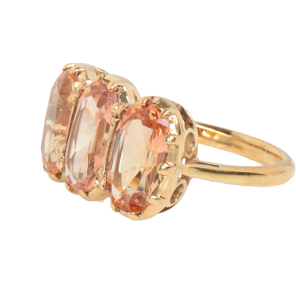 
                      
                        Victorian Precious Topaz Trilogy Ring
                      
                    