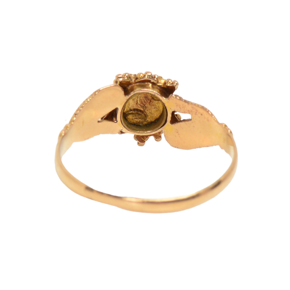 
                      
                        Georgian English Fede Hands Acrostic Regard Ring
                      
                    
