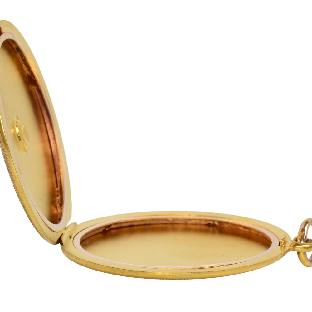 
                      
                        Lumious Victorian Forget Me Not Floral Gold Locket
                      
                    