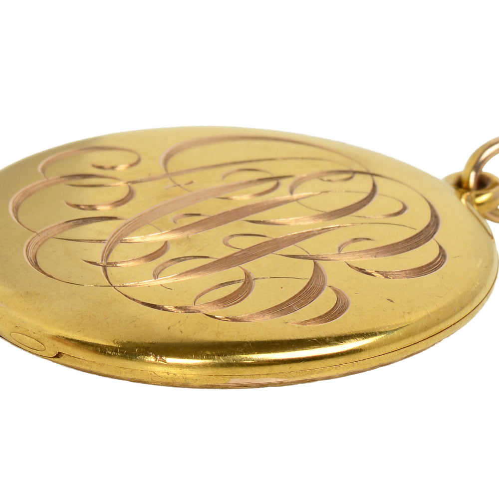 
                      
                        Lumious Victorian Forget Me Not Floral Gold Locket
                      
                    