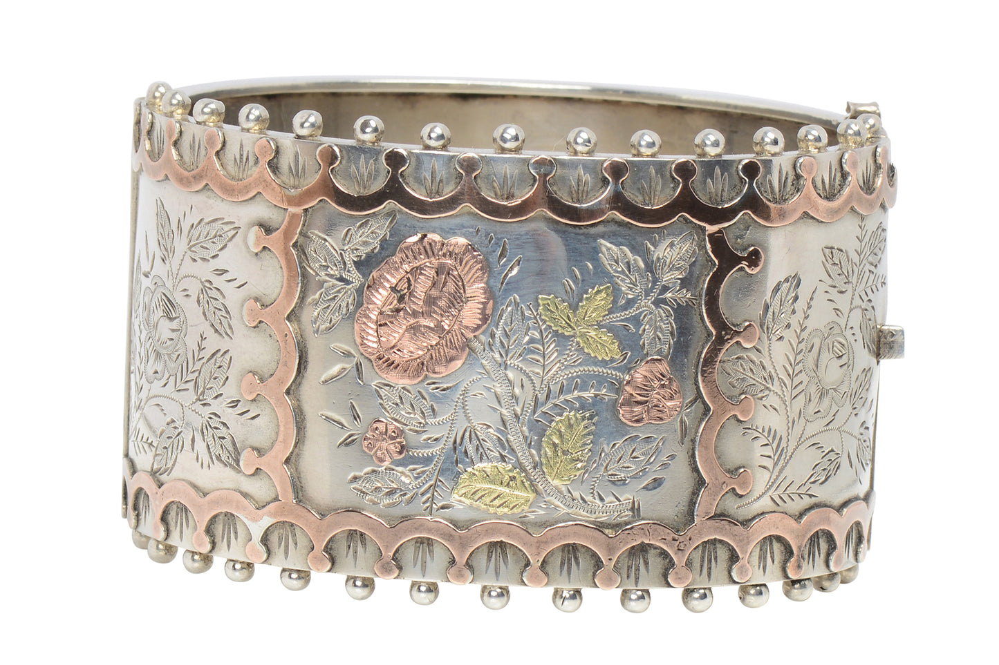 Silver Gardens - Victorian Bangle of 1883 in Original Box