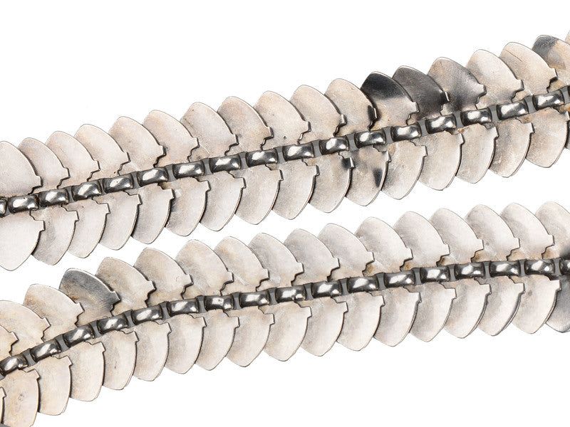 Silver Bouquet - Victorian Collar Necklace