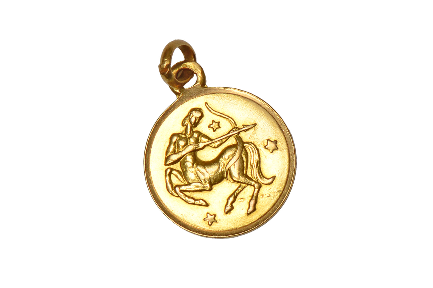 Vintage Italian Sagittarius Zodaic Sign Pendant Charm