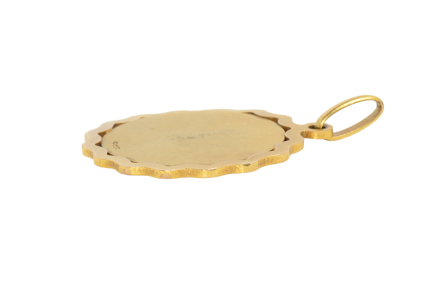 Earth Sign - Vintage Capricorn Italian 18k Gold Pendant