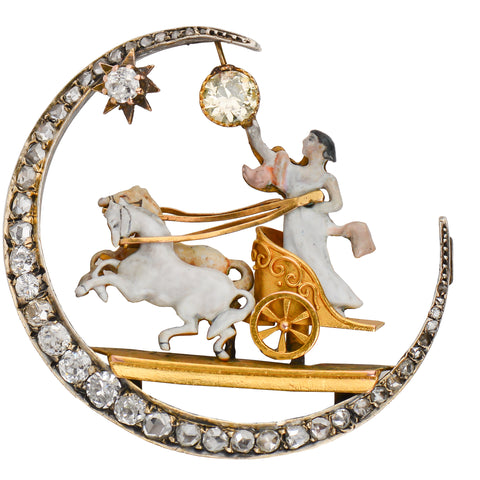 Bringing in the Dawn - Aurora Sun Goddess Brooch