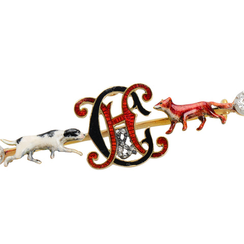 The Thrill of the Chase - Fox & Hound Brooch