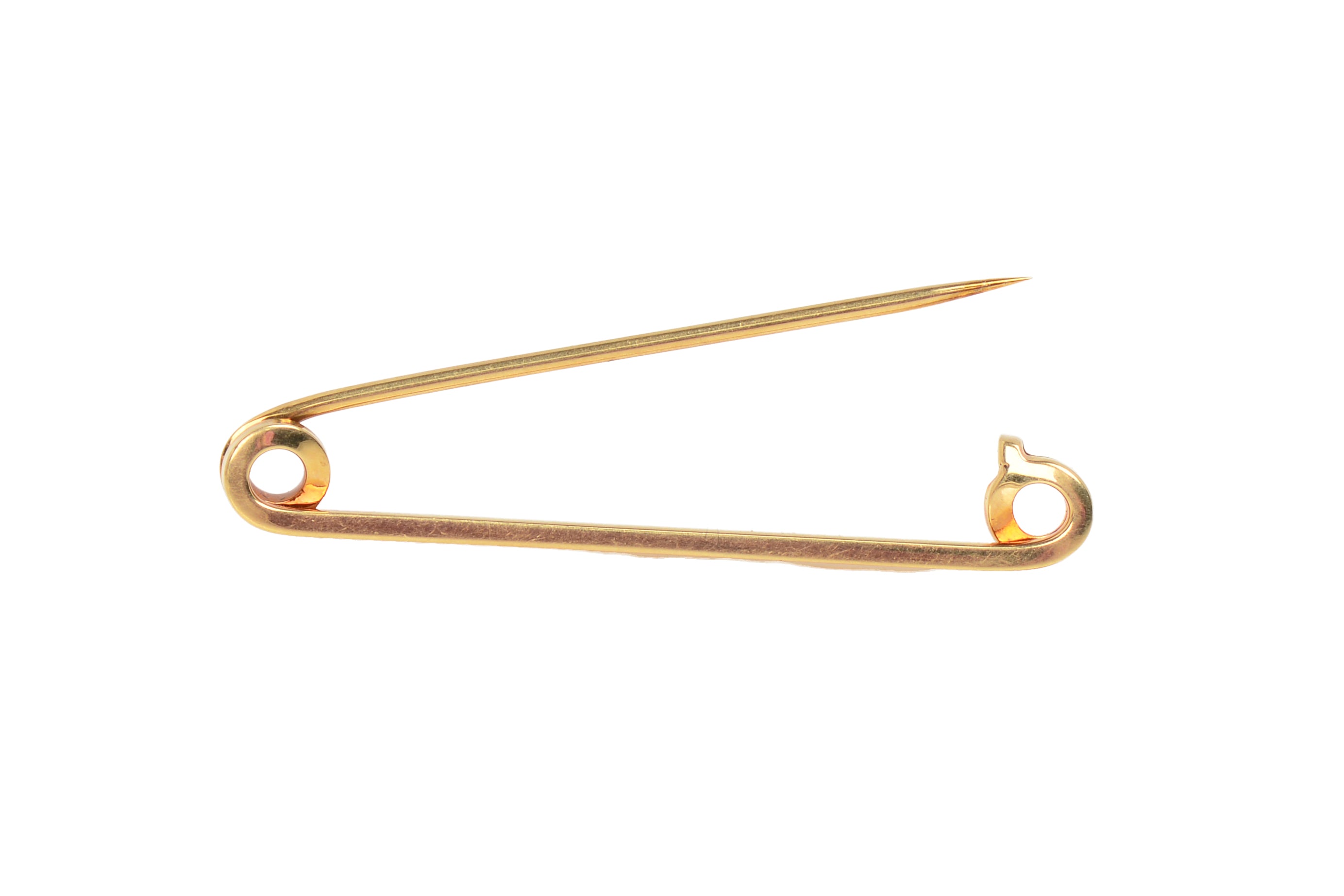 Tiffany & Co. Gold Safety Pin Brooch – The Three Graces