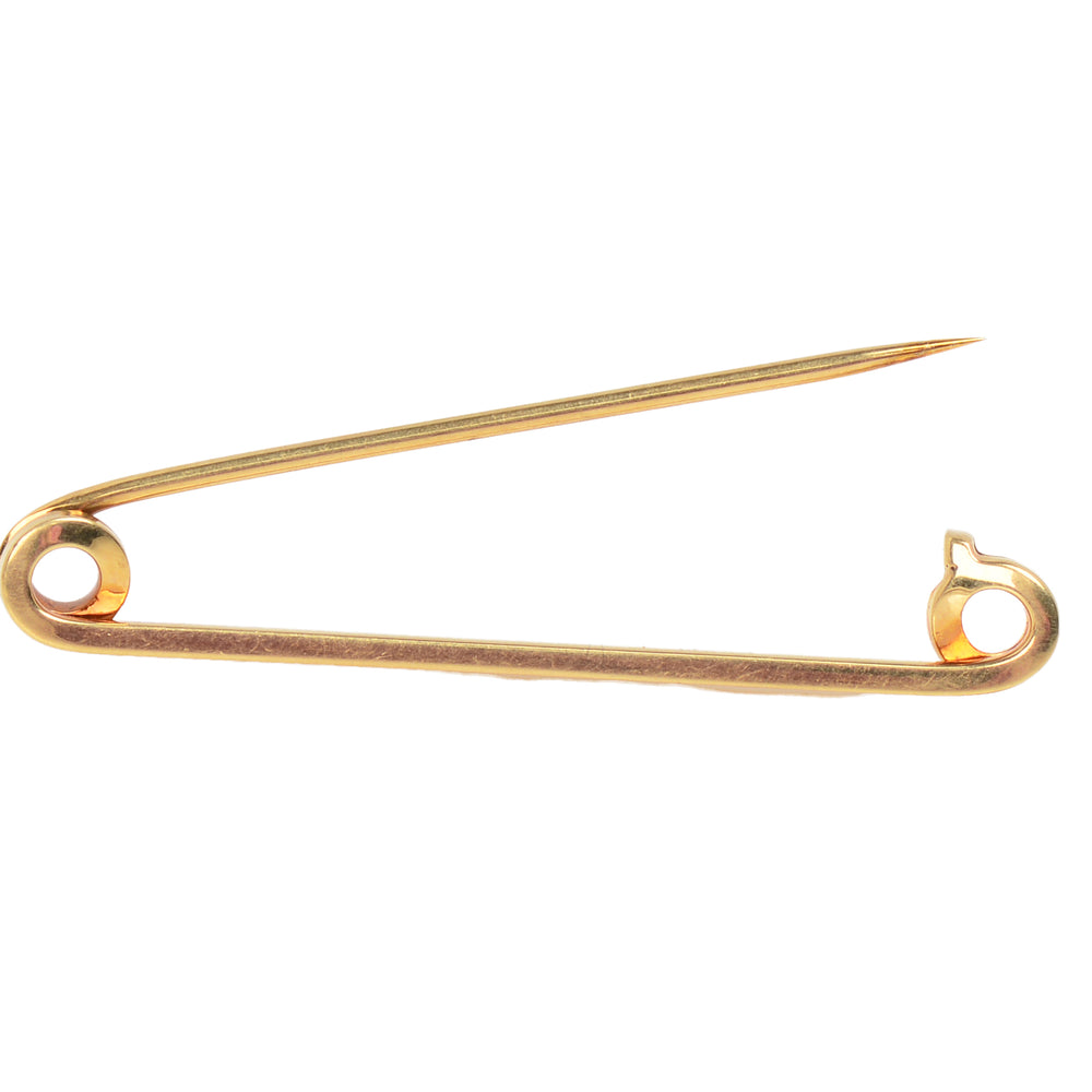 
                      
                        Tiffany & Co. Gold Safety Pin Brooch
                      
                    