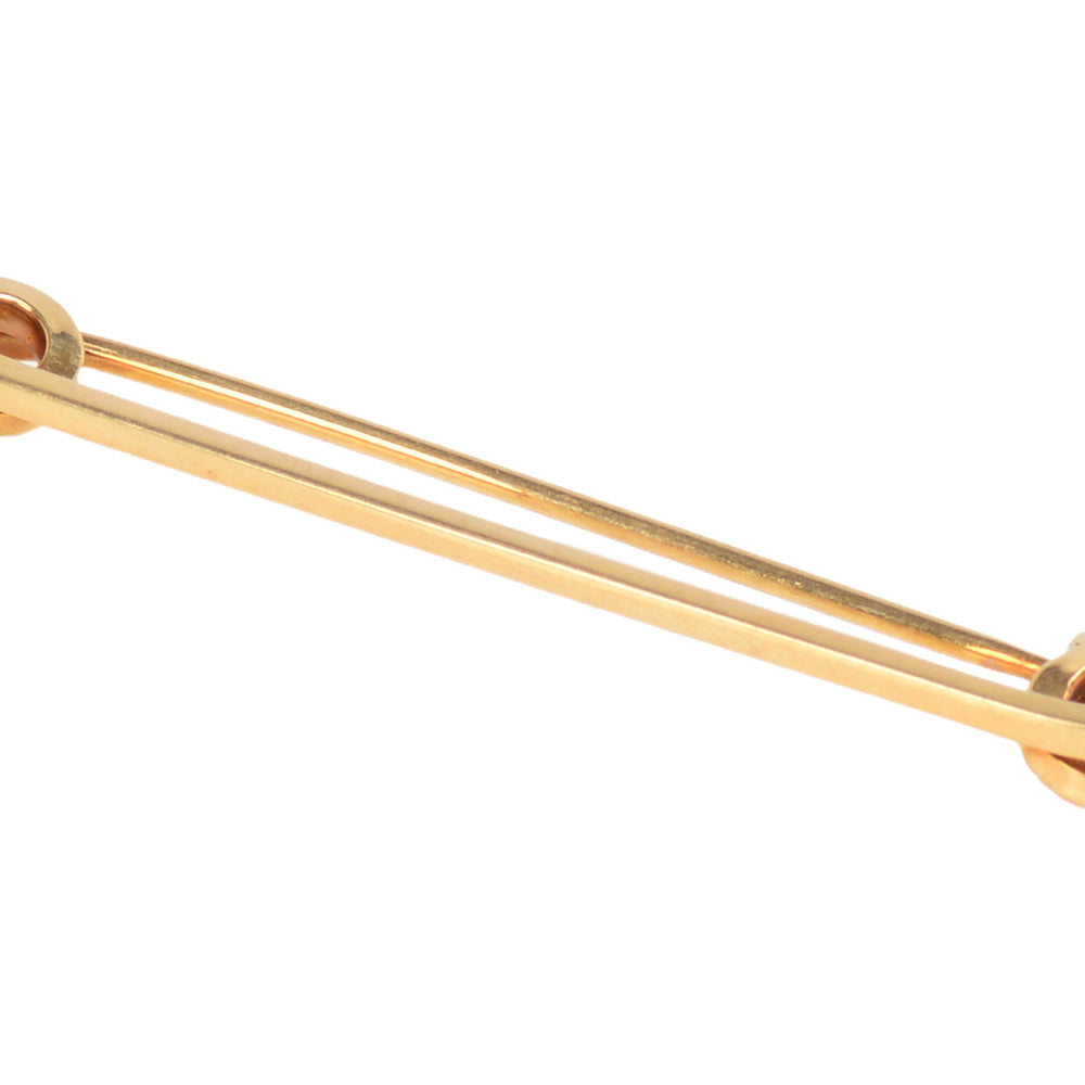 Tiffany & Co. Gold Safety Pin Brooch