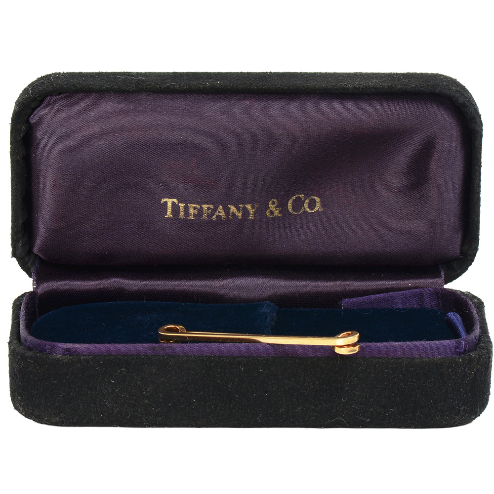 Tiffany & Co. Gold Safety Pin Brooch