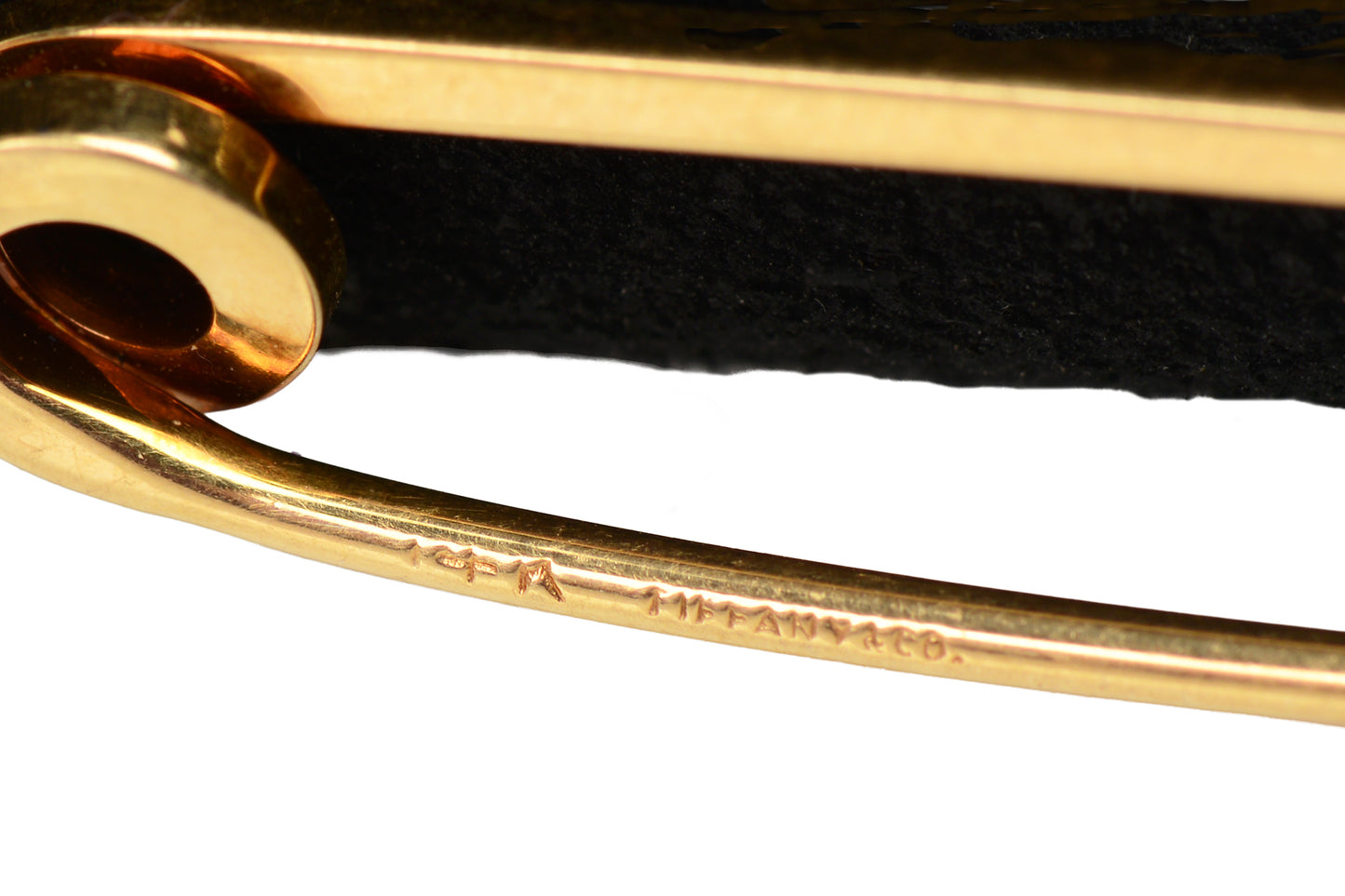 Tiffany & Co. Gold Safety Pin Brooch