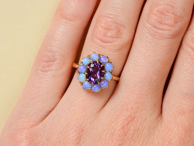 Lilac Lovely - Vintage Amethyst Opal Ring