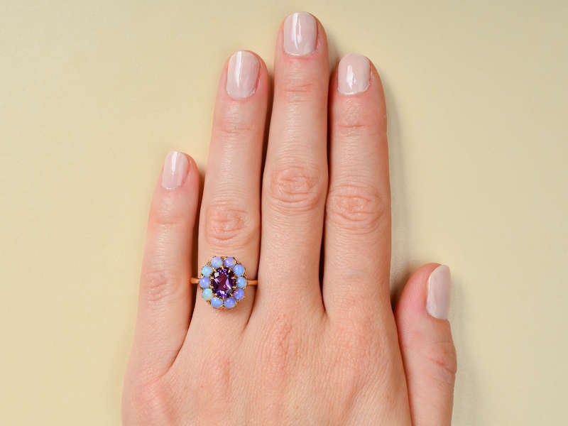 Lilac Lovely - Vintage Amethyst Opal Ring