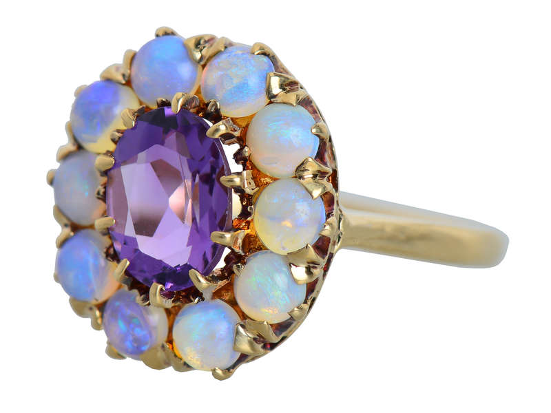 Lilac Lovely - Vintage Amethyst Opal Ring