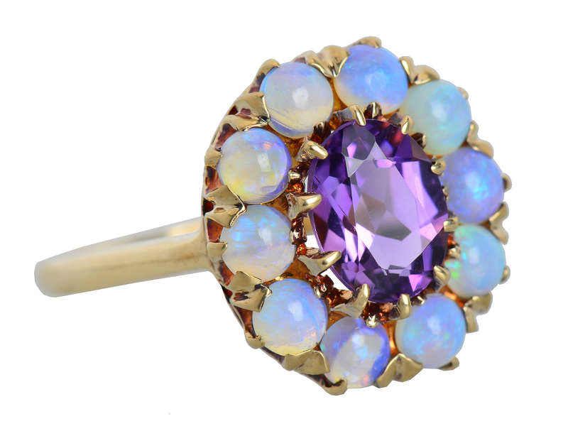 Lilac Lovely - Vintage Amethyst Opal Ring