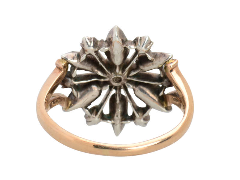 Winter Wonderland - Georgian Snowflake Diamond Ring