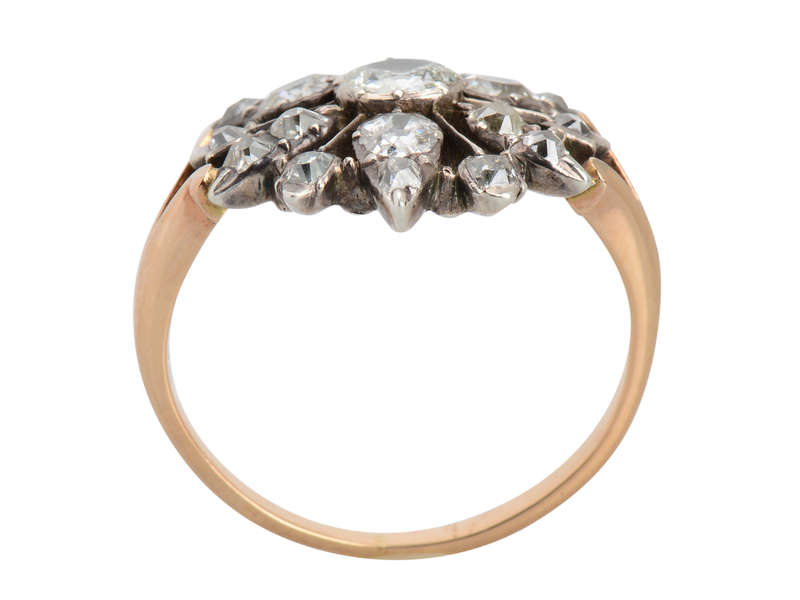 Winter Wonderland - Georgian Snowflake Diamond Ring