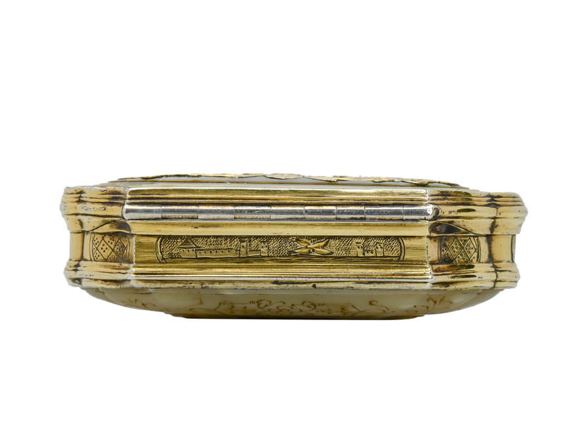 18th Century Mother of Pearl Box & Miniature Painting