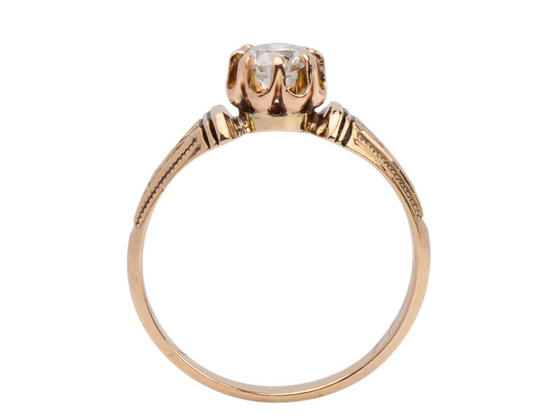 A New Life - Diamond Yellow Gold Solitaire