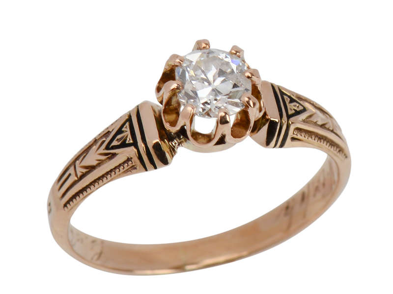 A New Life - Diamond Yellow Gold Solitaire
